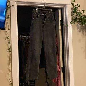 Black Straight Jeans